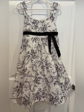 Dress Floral Bonnie Jean Girls Size 7